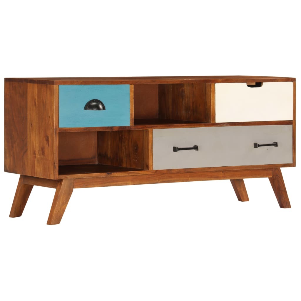 TV Cabinet With 3 Drawers 43.3"x13.7"x19.6"