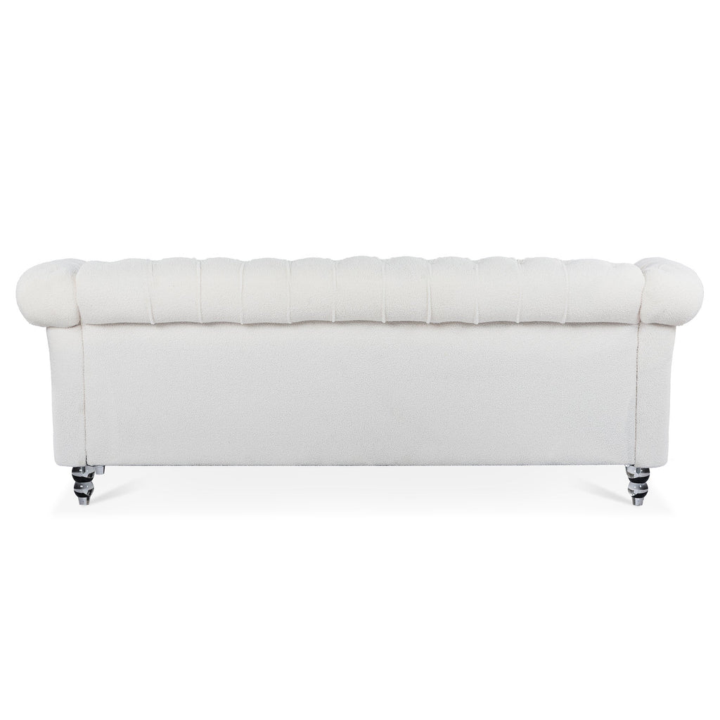 Rolled Arm Chesterfield 3 Seater Sofa