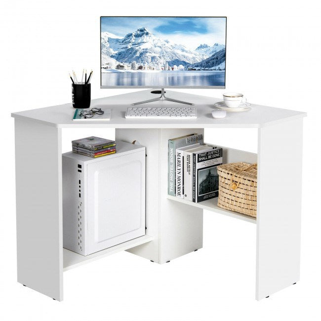 Triangle Corner Computer Desk