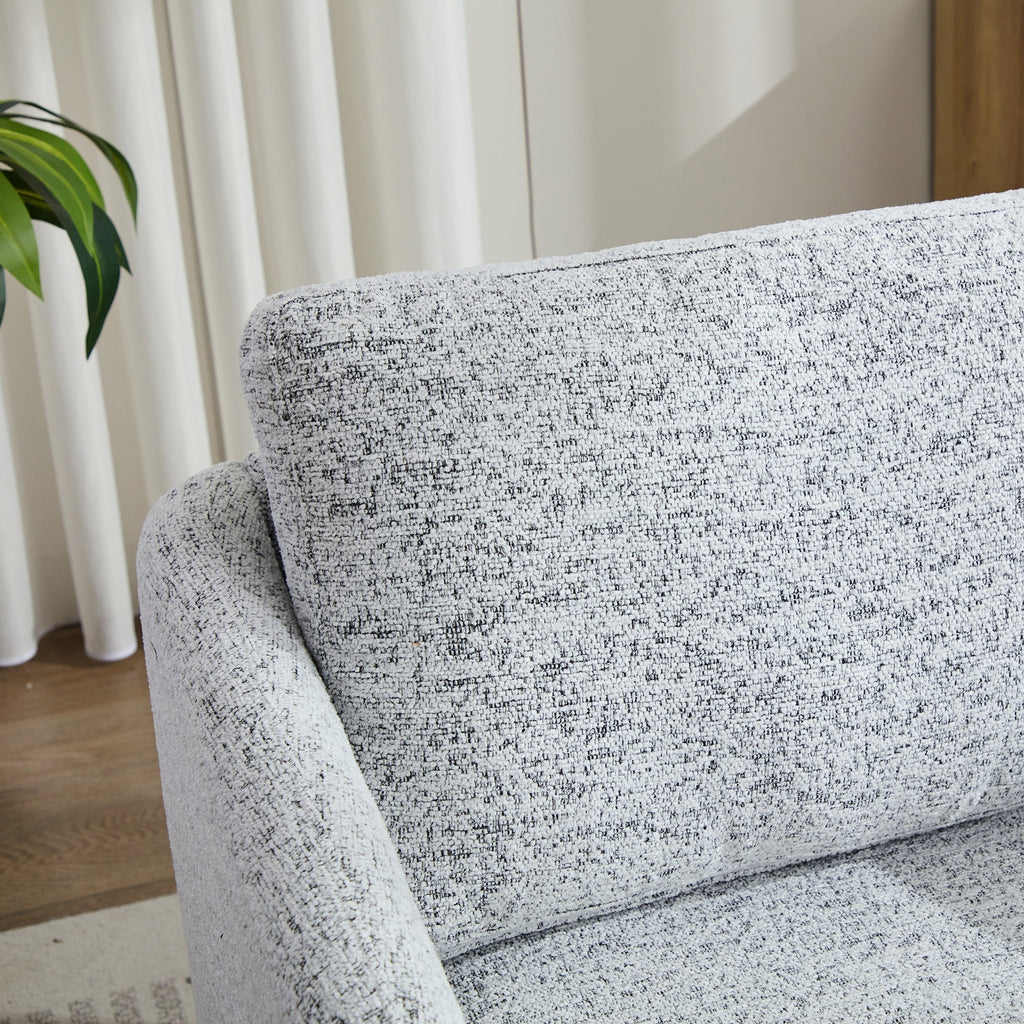 31.5"W  Comfy Round Swivel Accent Chair