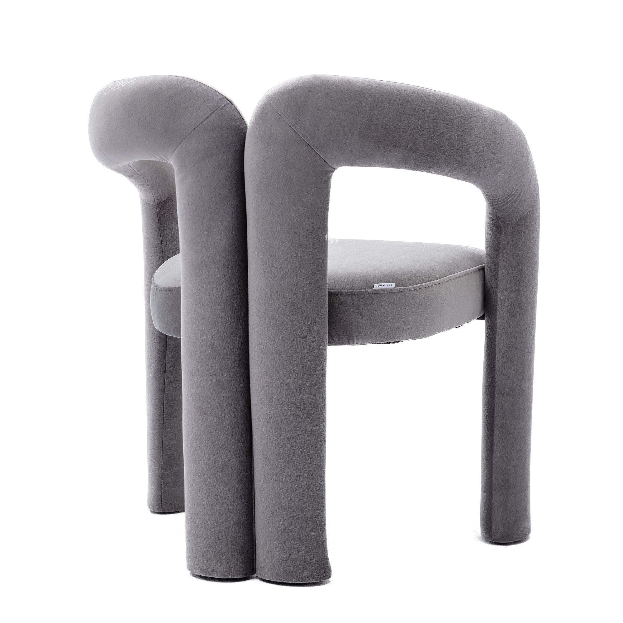 Set of 2 Contemporary Upholstered Accent Chair