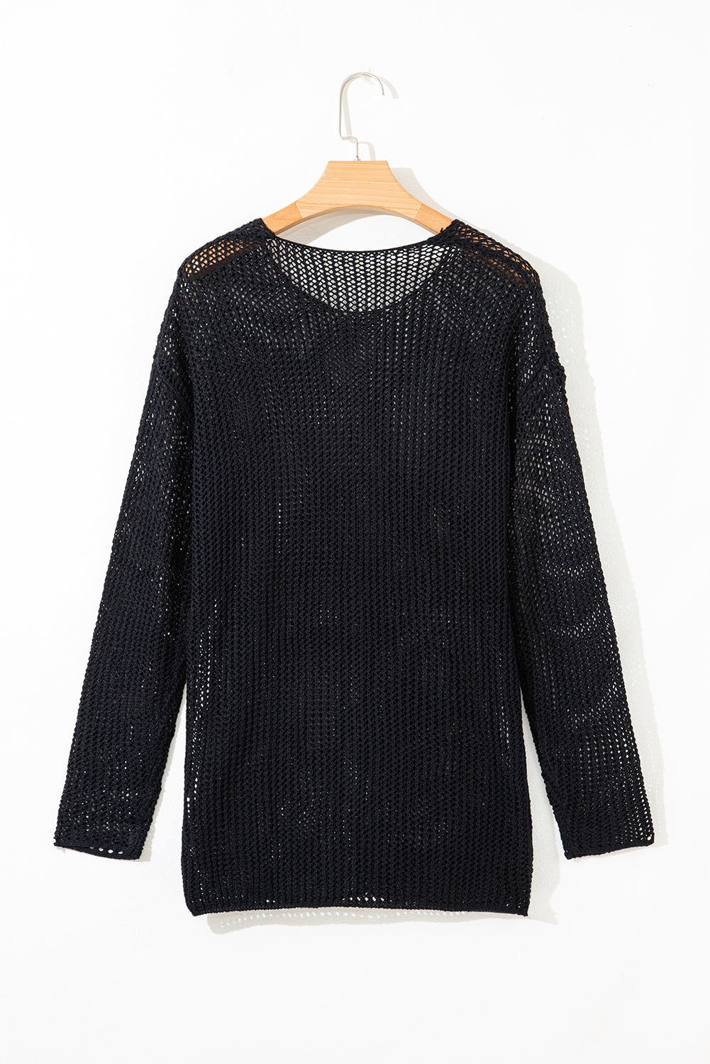 Hadley Crochet Hollow-out Sweater - Threaded Pear