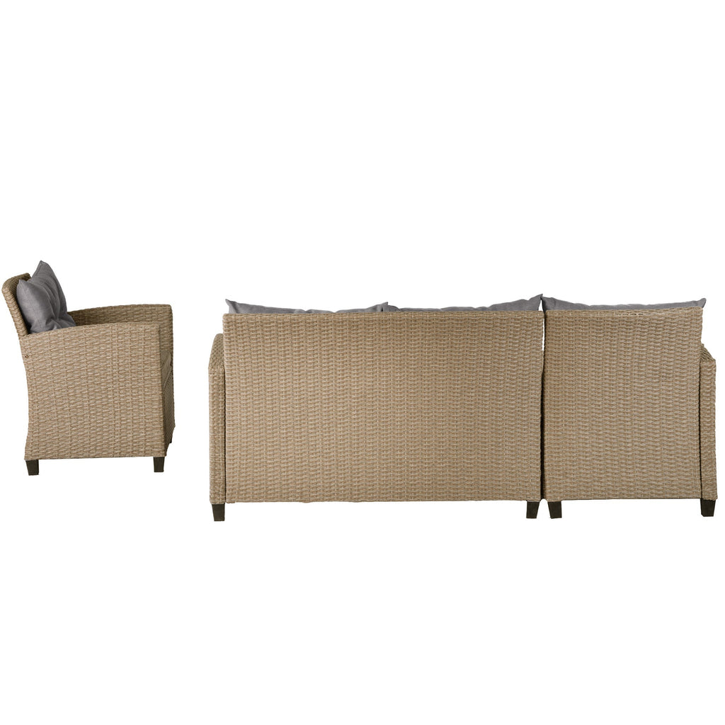 Set of 4 Piece Outdoor, Patio Furniture