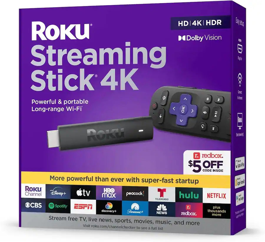 Roku 4K Streaming Stick (Certified Refurbished)