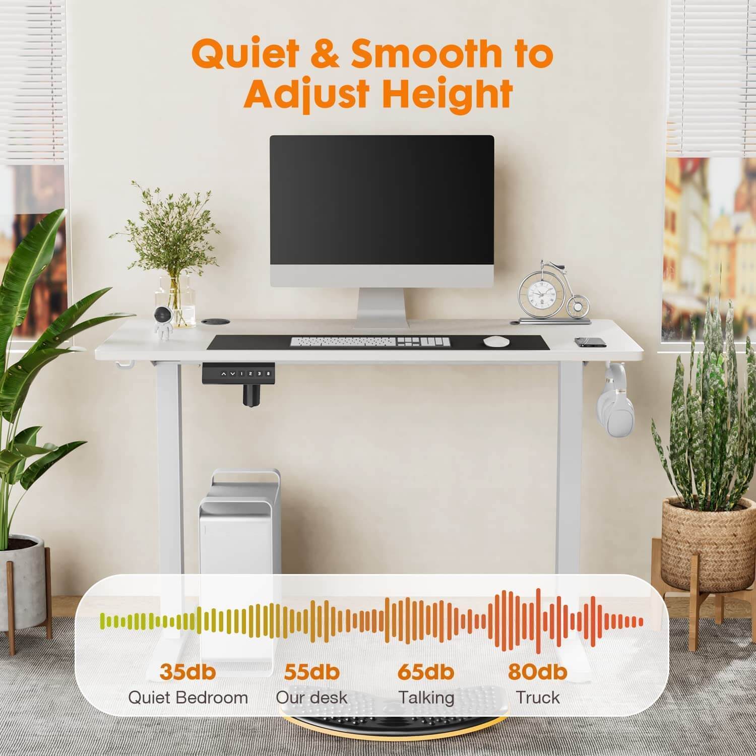 Electric Height Adjustable Standing Desk