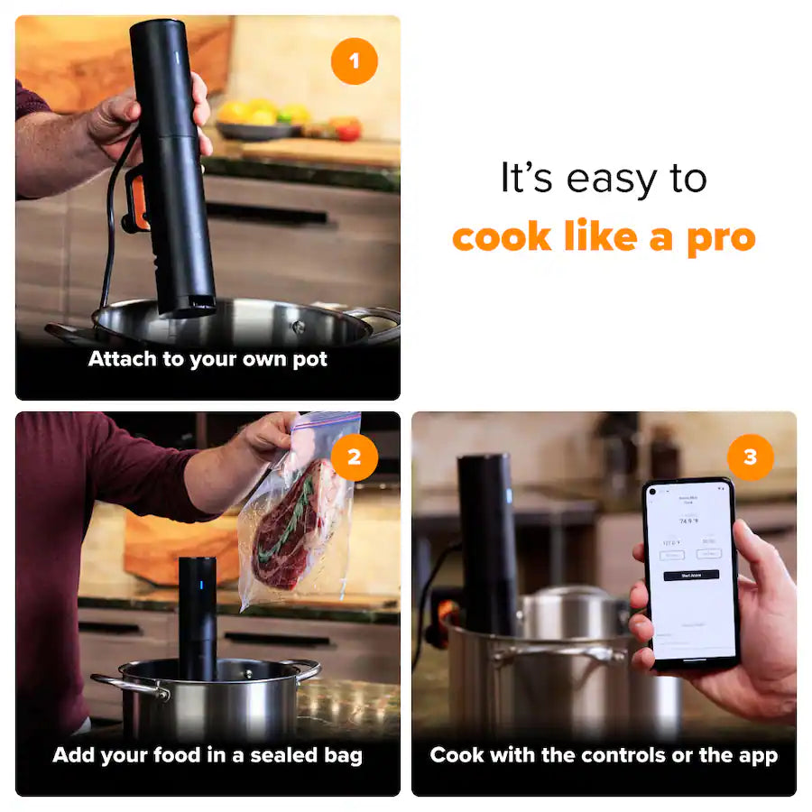 Anova Precision Cooker Mini 850W Sous Vide Black