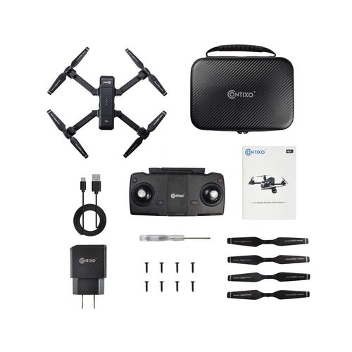 Contixo F22 GPS Drone - 1080P Camera, Foldable, Follow Me, 18-Min by Contixo