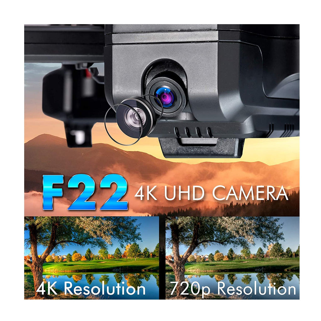 Contixo F22 GPS Drone - 1080P Camera, Foldable, Follow Me, 18-Min by Contixo