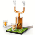 Football Field Goal Whiskey Decanter Set