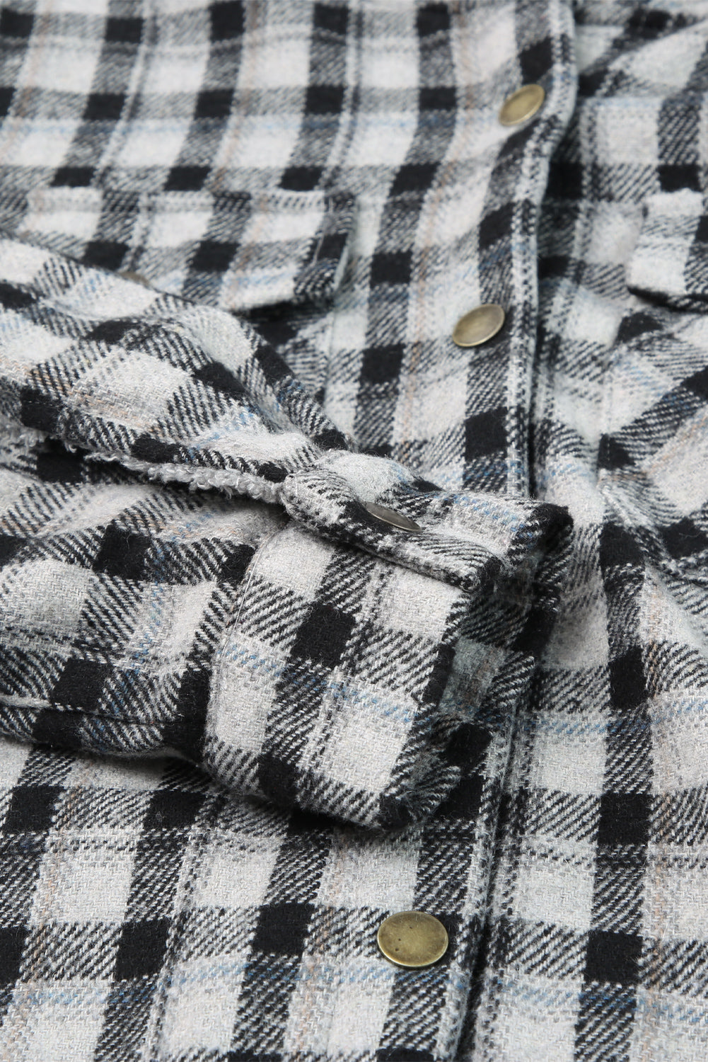 Evelyn Sherpa Lined Hooded Shacket - Threaded Pear
