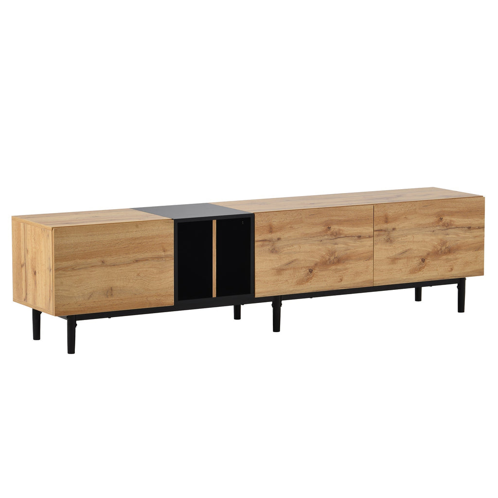Modern Natural Wood Color TV Stand