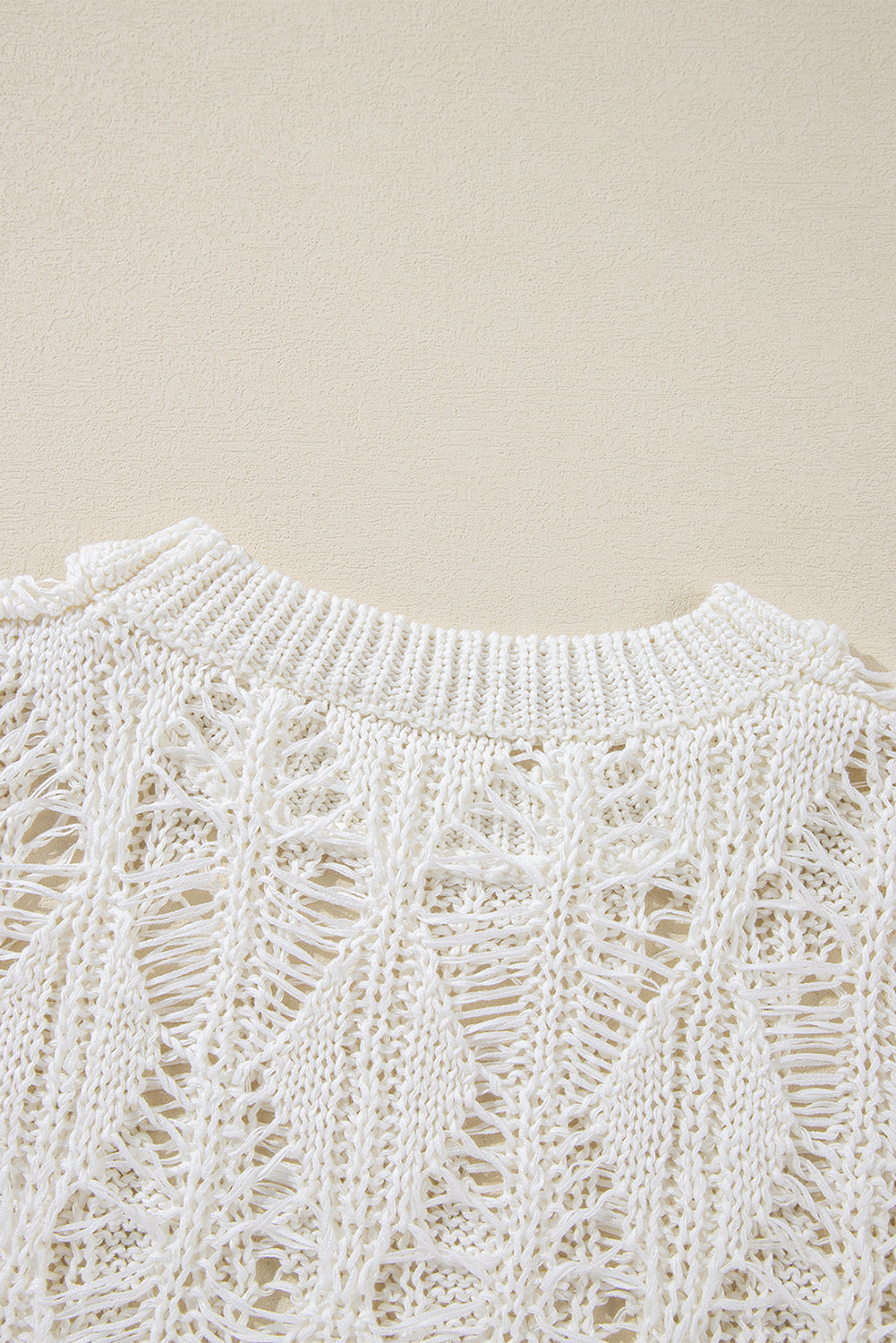 Olivia Crochet Loose Fit Sweater - Threaded Pear