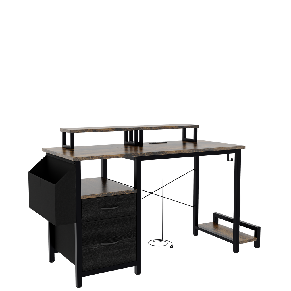 47.27'Office Desk With Power Outlet