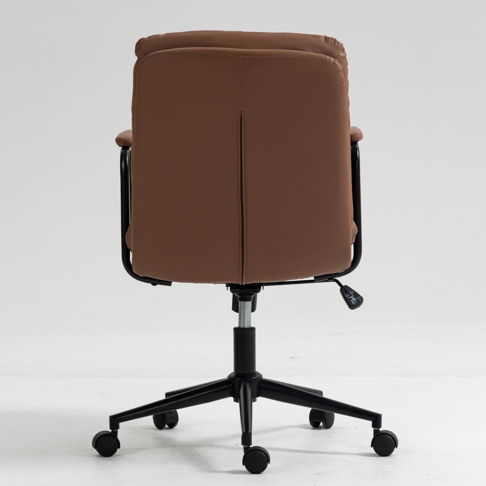 Mid Back PU Leather Home Office Chair