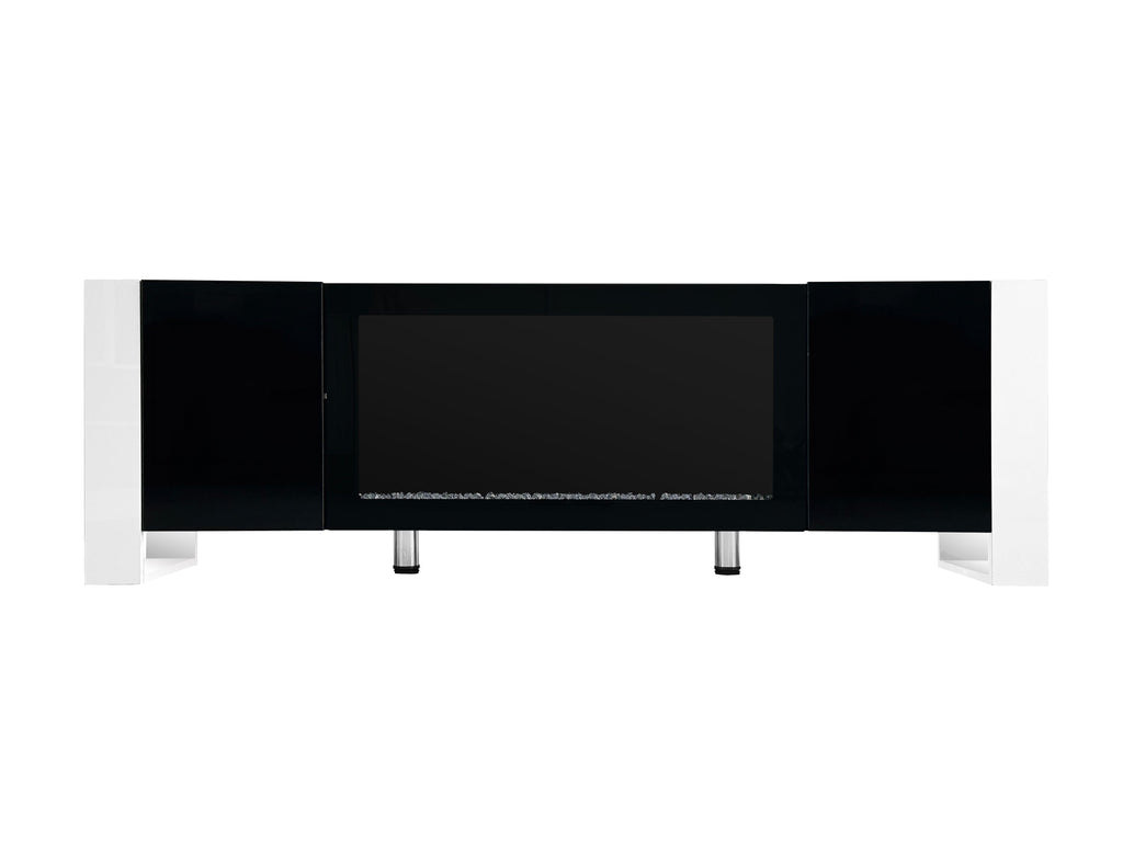Modern TV Stand With 34.2' Non-Heating Electric Fireplace