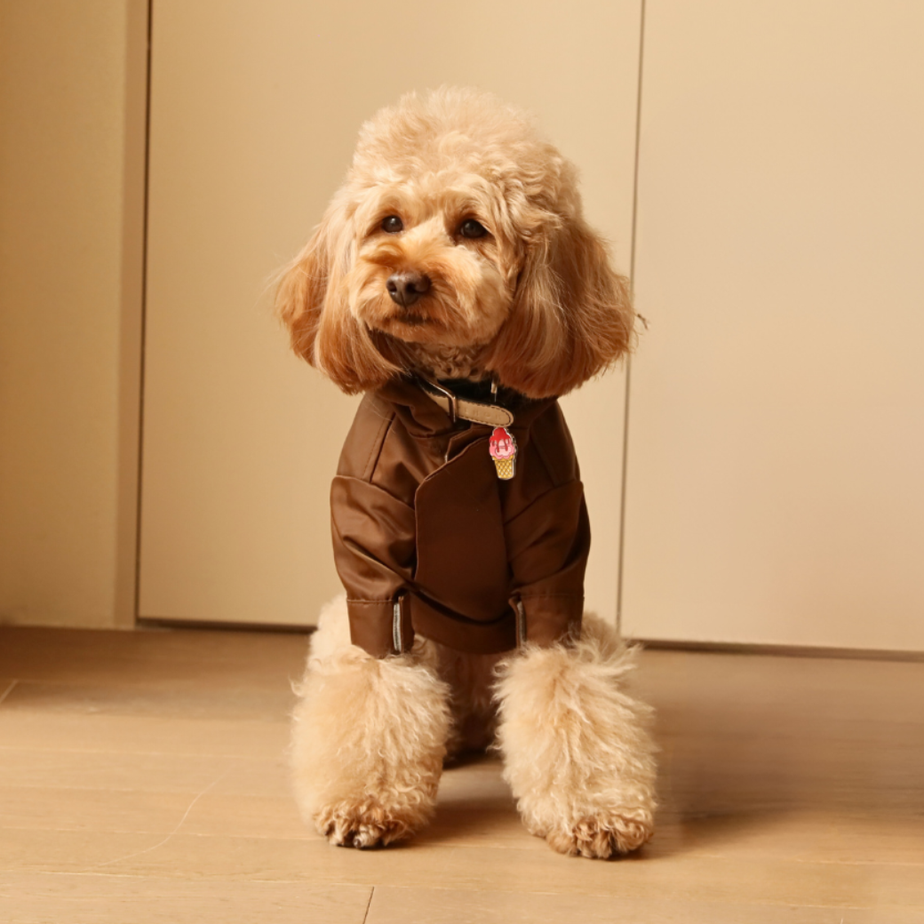 Tribeca Adjustable Velcro Raincoat -  Choco