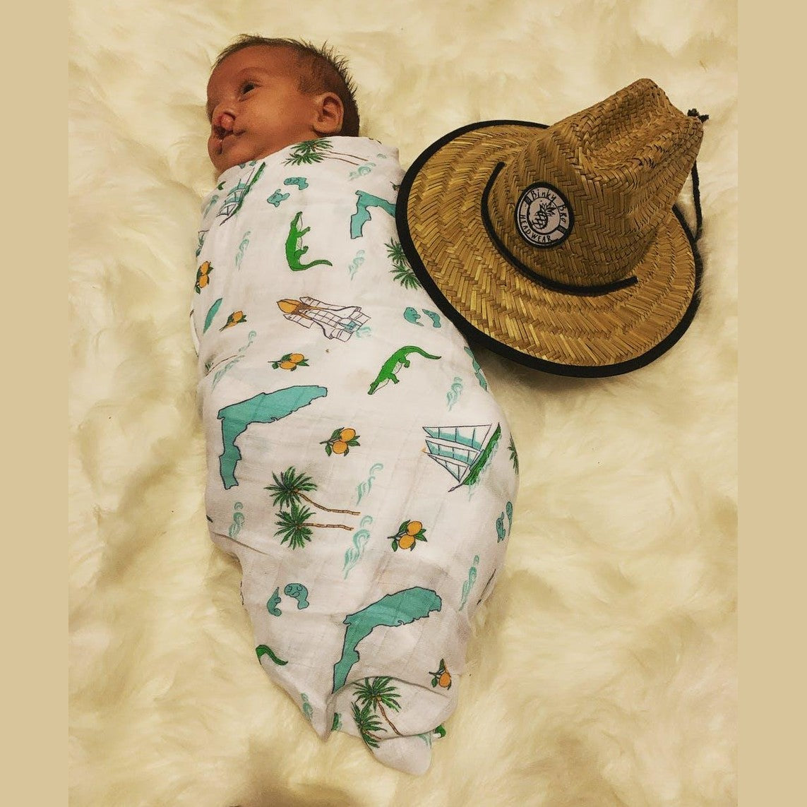 Florida Baby Muslin Swaddle Blanket