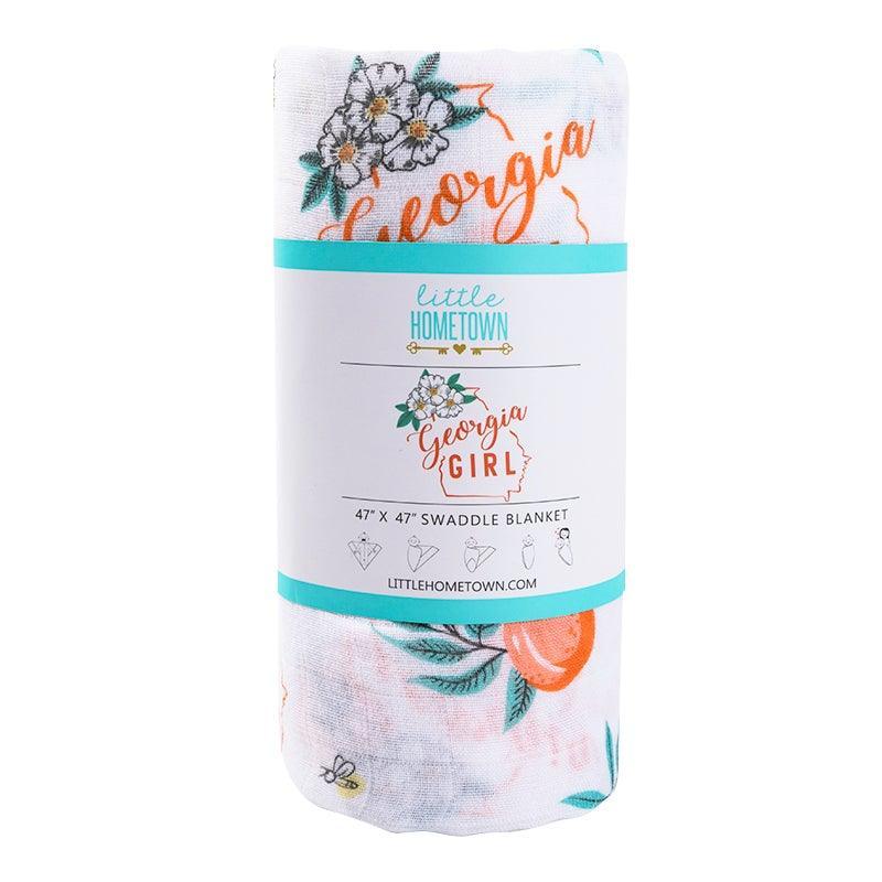 Georgia Girl Baby Muslin Swaddle Blanket