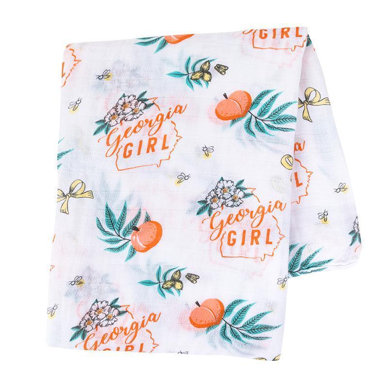 Georgia Girl Baby Muslin Swaddle Blanket