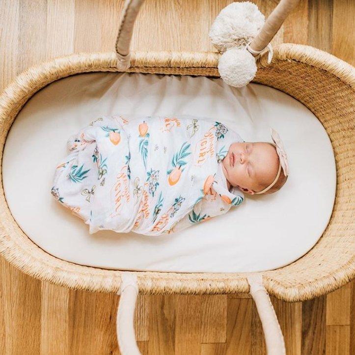 Georgia Girl Baby Muslin Swaddle Blanket