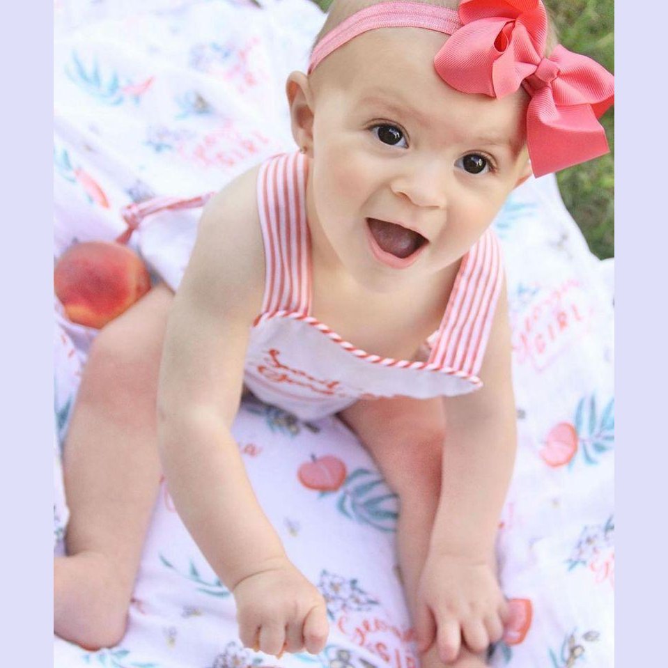Georgia Girl Baby Muslin Swaddle Blanket