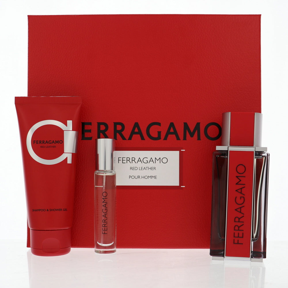 Red Leather by Salvatore Ferragamo