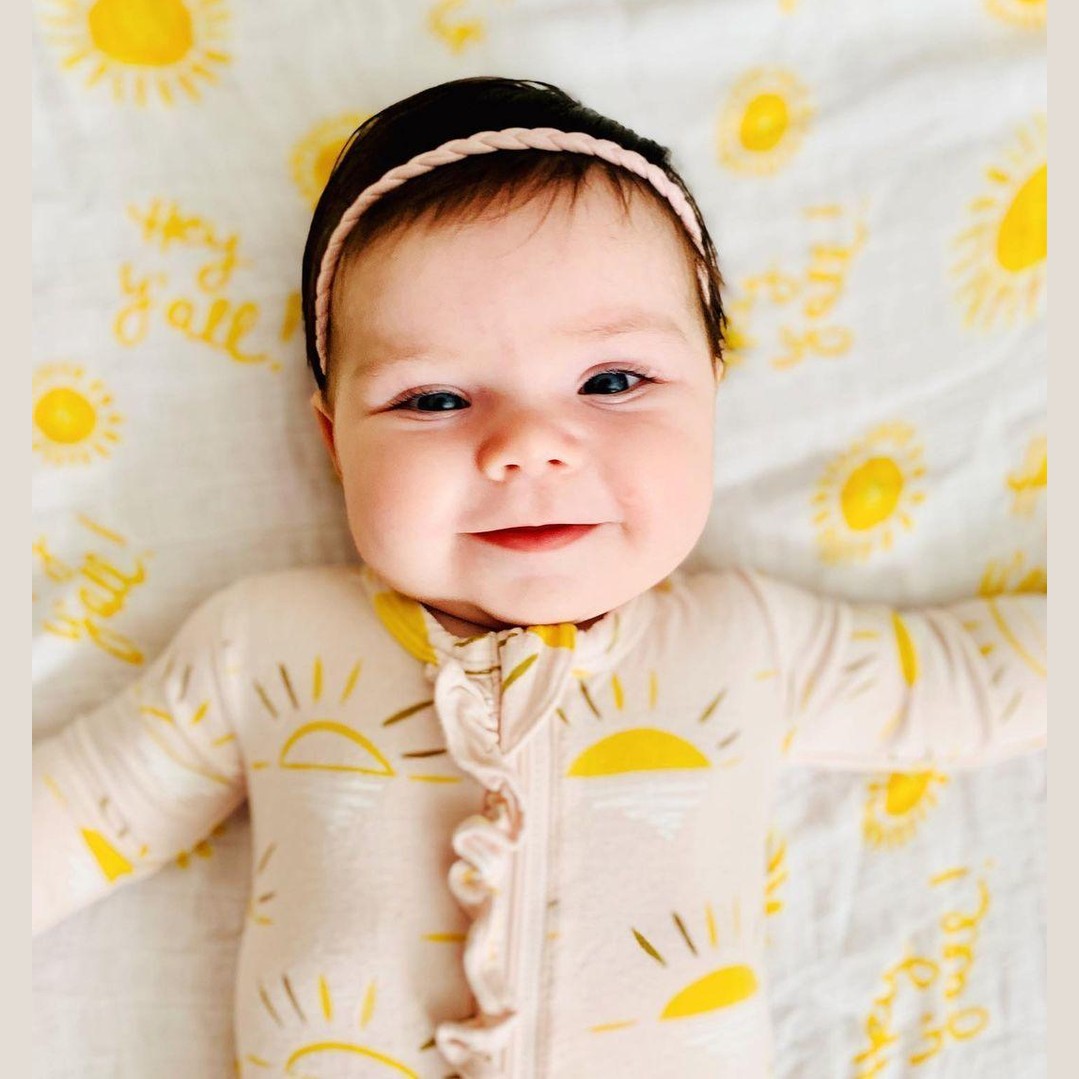 Hey Y'all! Swaddle Baby Muslin Swaddle Receiving Blanket