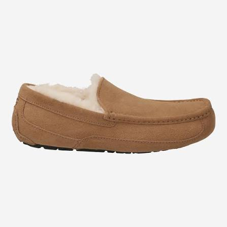Men's Ascot Sheepskin Suede Slipper