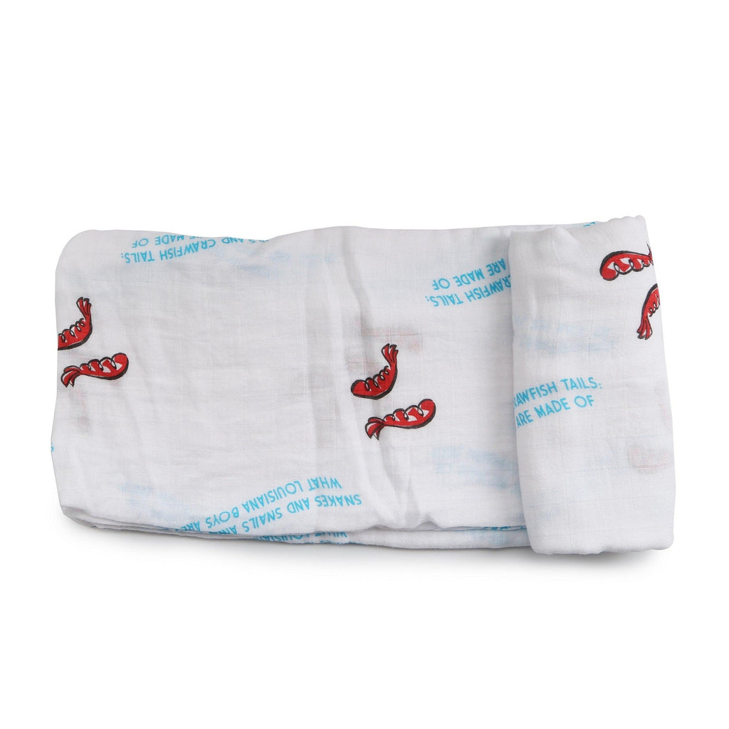 Louisiana Baby Boy Baby Muslin Swaddle Receiving Blanket