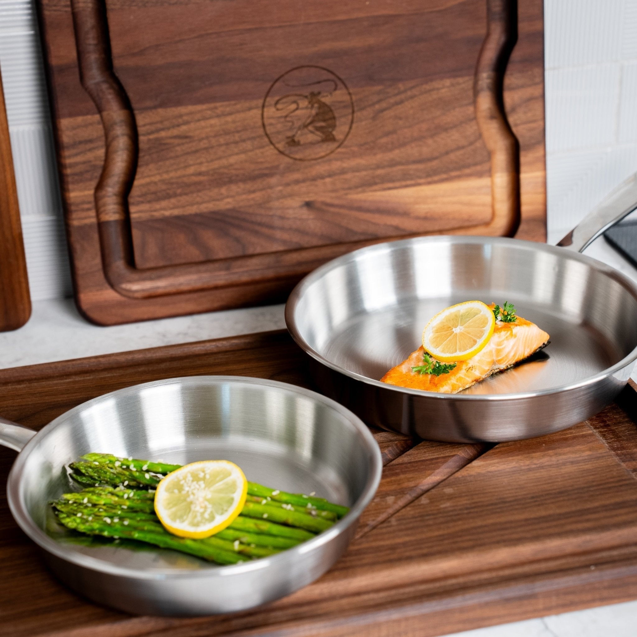 Maestro Frying Pan — 5 - Ply Stainless - Alva Cookware