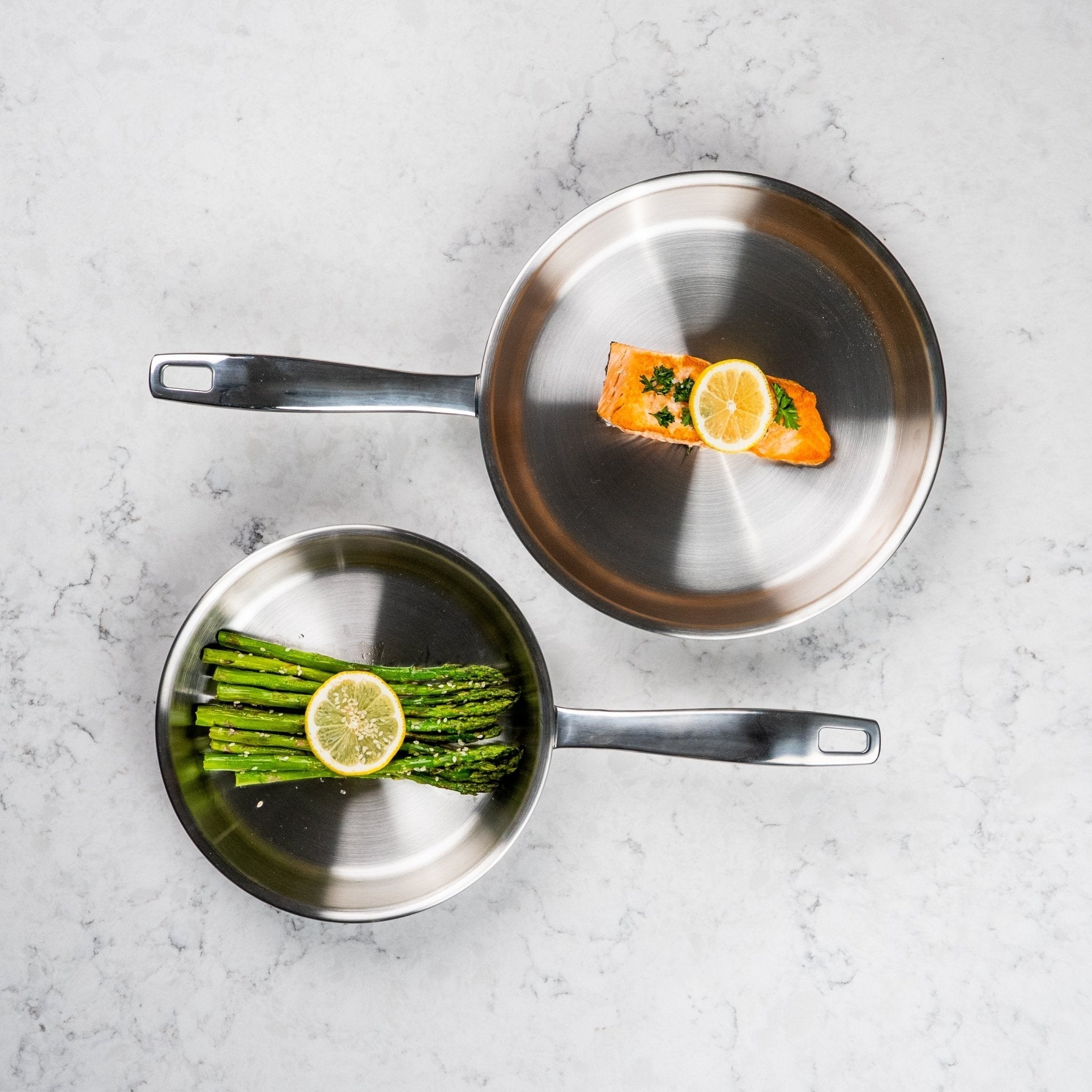 Maestro Frying Pan — 5 - Ply Stainless - Alva Cookware