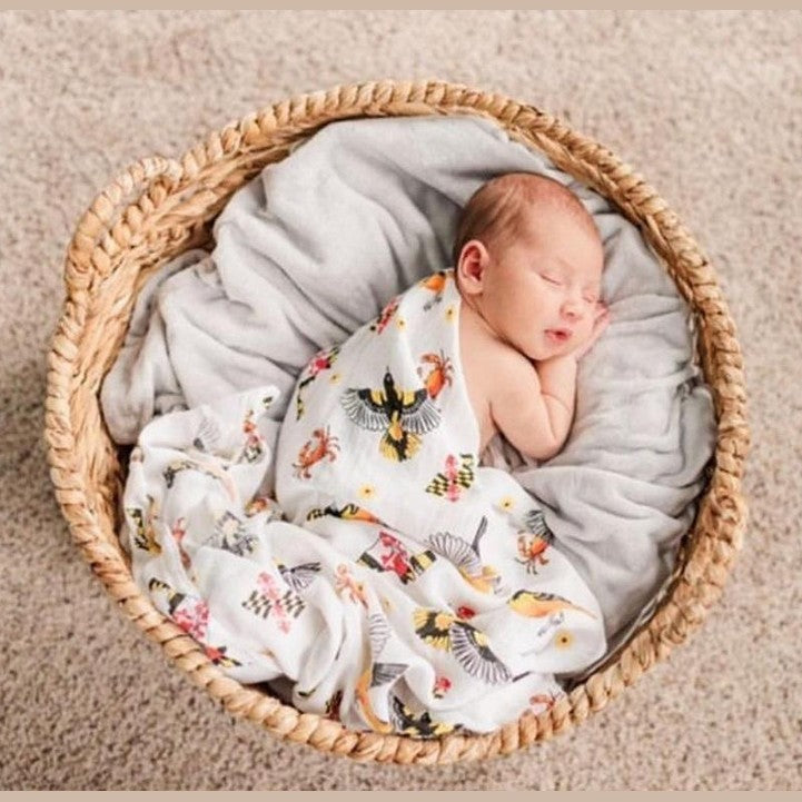 Maryland Baby Muslin Swaddle Receiving Blanket