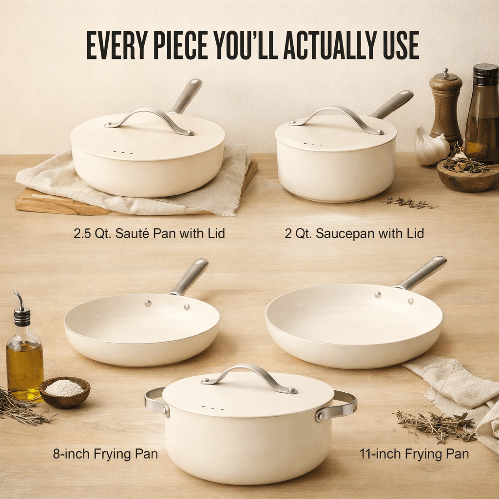 Mobi 8 - Piece Cookware Set - Alva Cookware