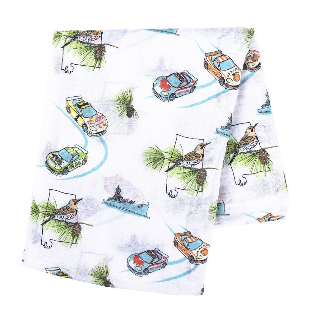 Muslin Swaddle Baby Blanket: Alabama