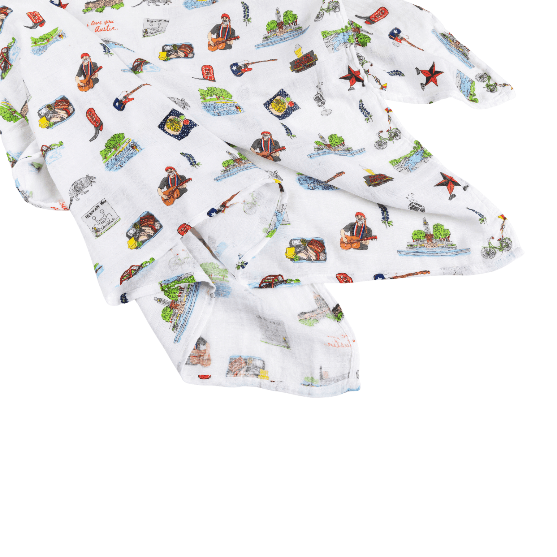 Muslin Swaddle Baby Blanket: Austin