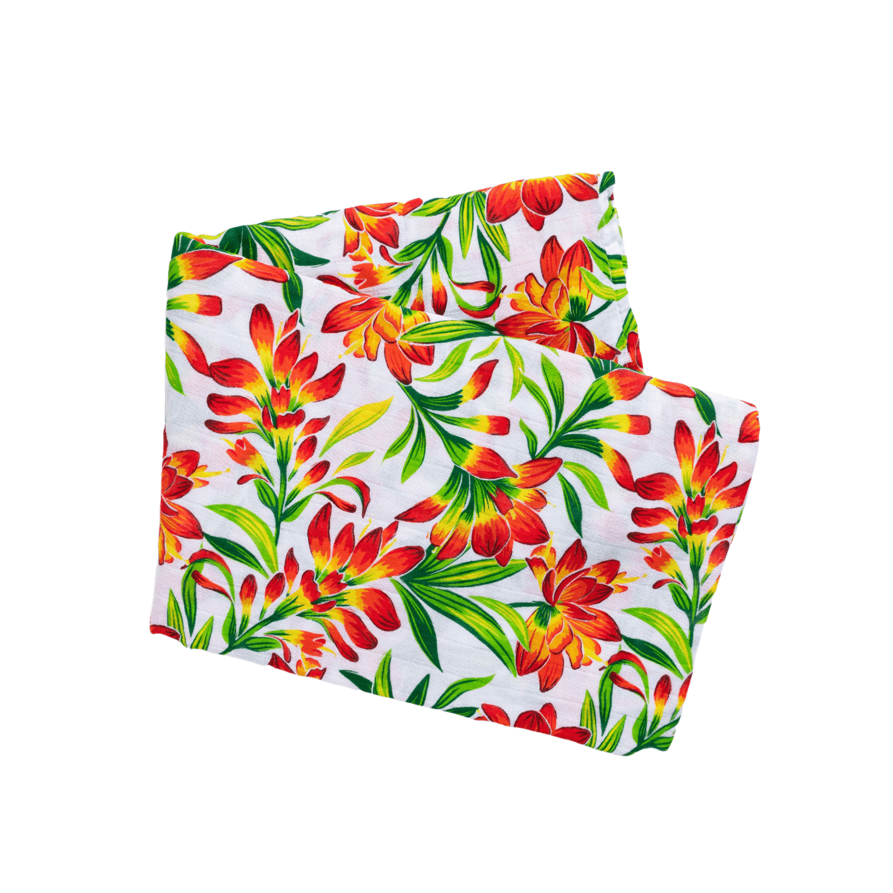 Muslin Swaddle Baby Blanket: Prairie Fire
