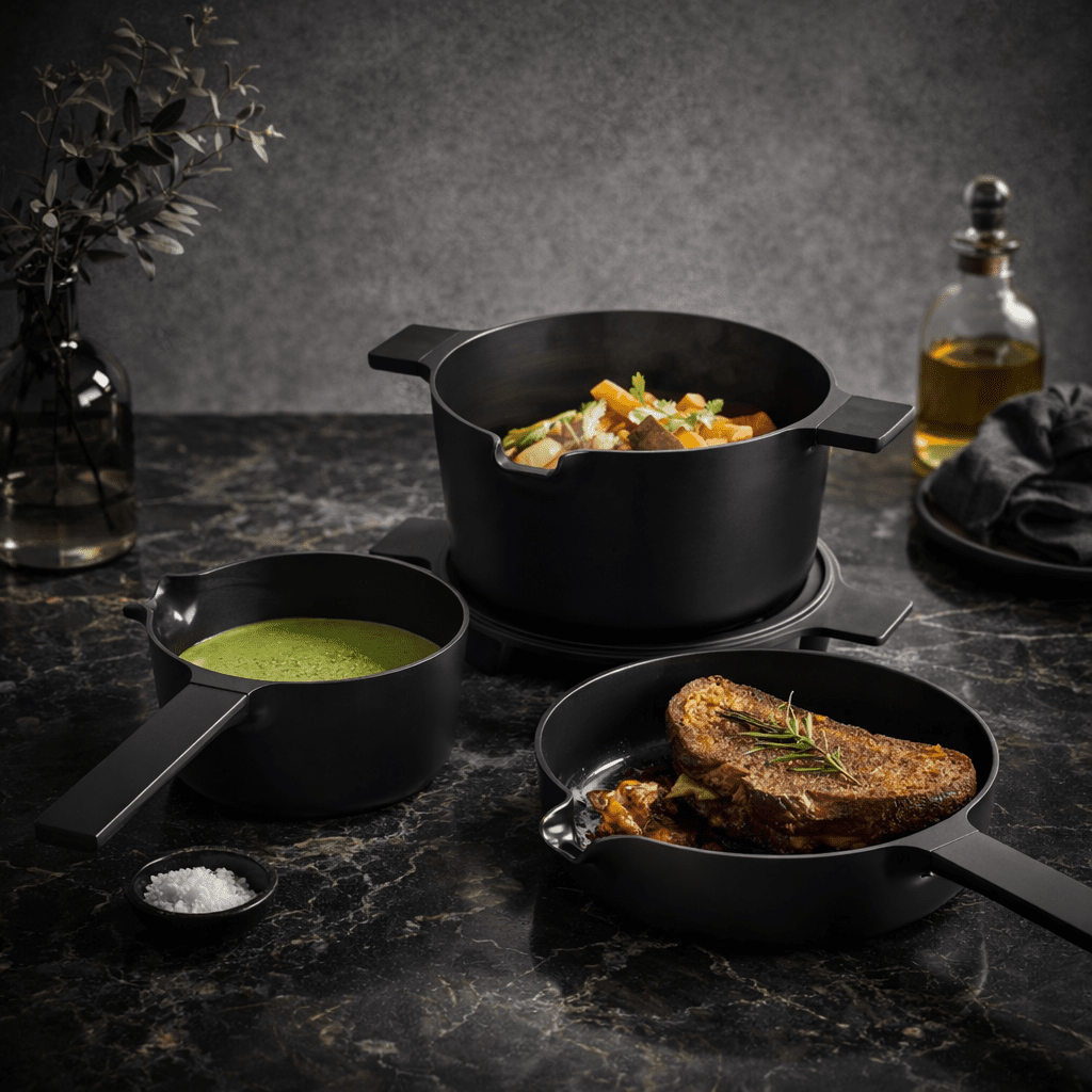 Neat 5 - Piece Nesting Set - Alva Cookware