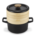 Nori Cast Iron Cocotte with Steamer Inserts - Alva Cookware