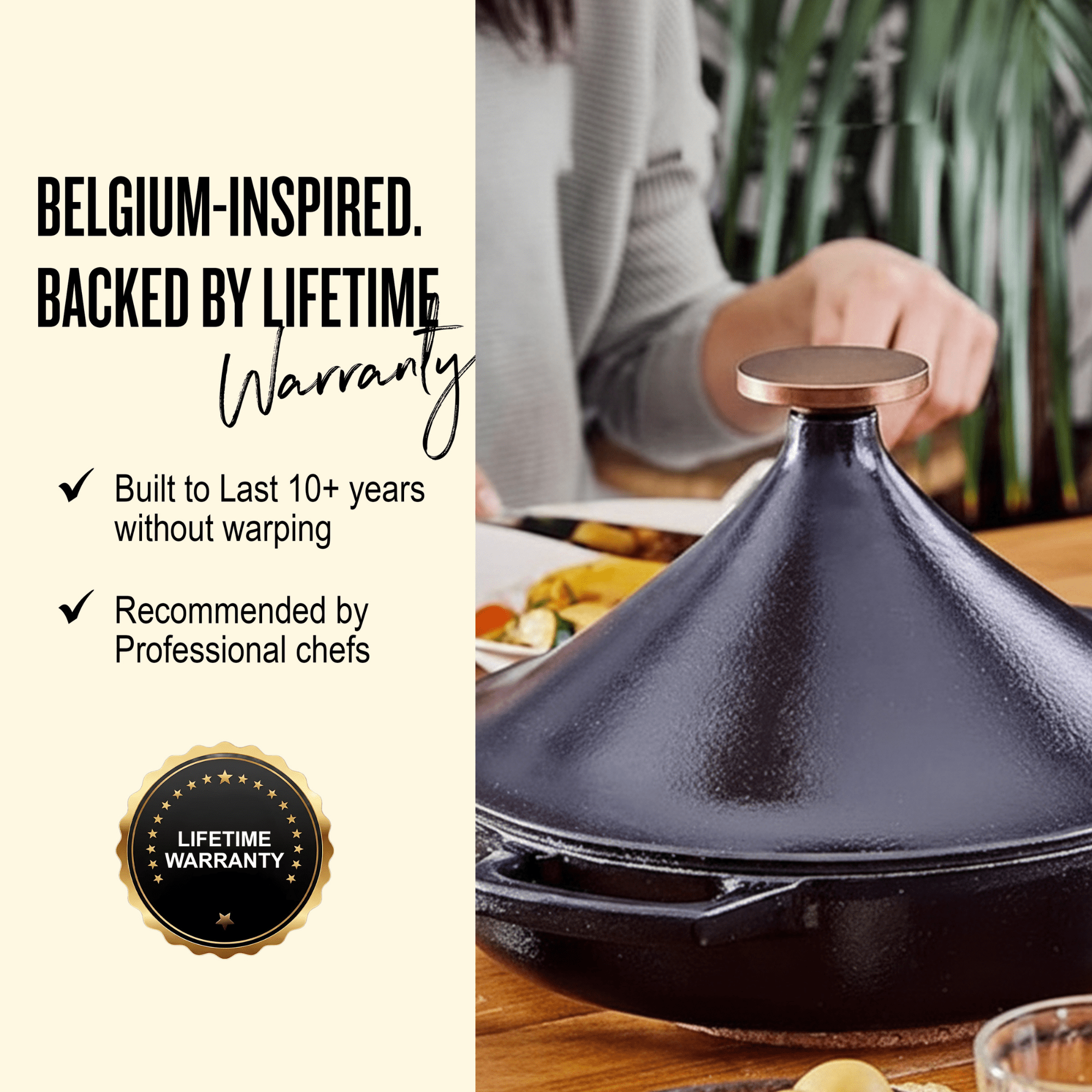 Nori Moroccan Tagine — 3 QT. - Alva Cookware