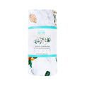 North Carolina Baby Muslin Swaddle Receiving Blanket (Floral)