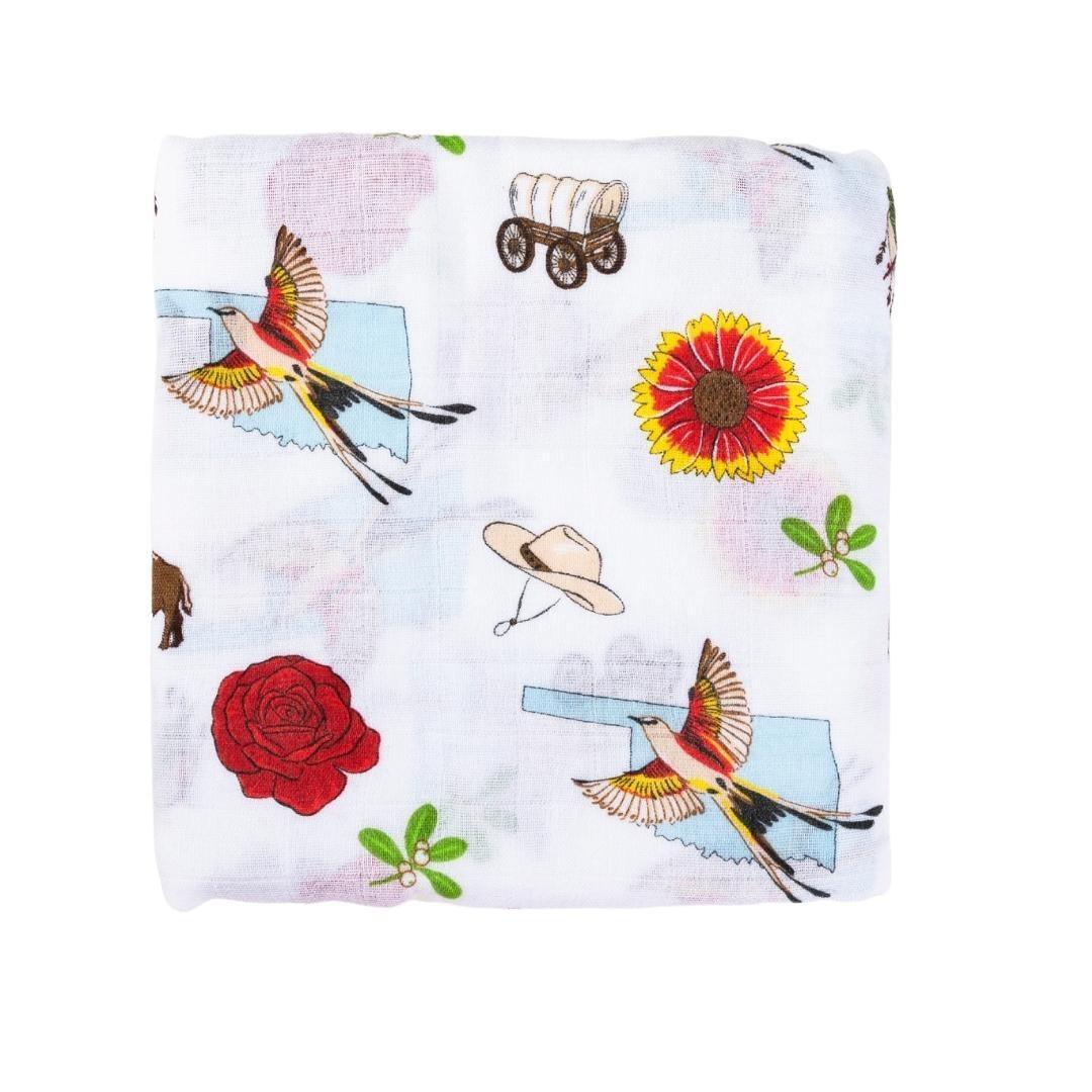 Oklahoma Baby Swaddle Blanket
