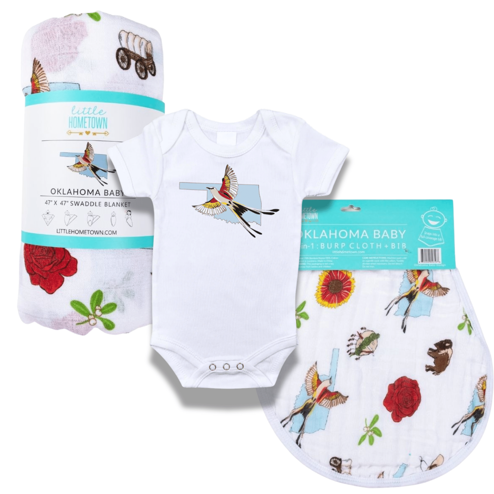 Oklahoma Scissortail Baby Gift Bundle