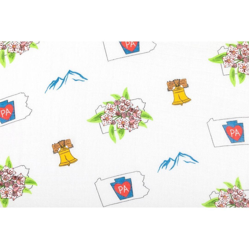 Pennsylvania Baby Muslin Swaddle Receiving Blanket