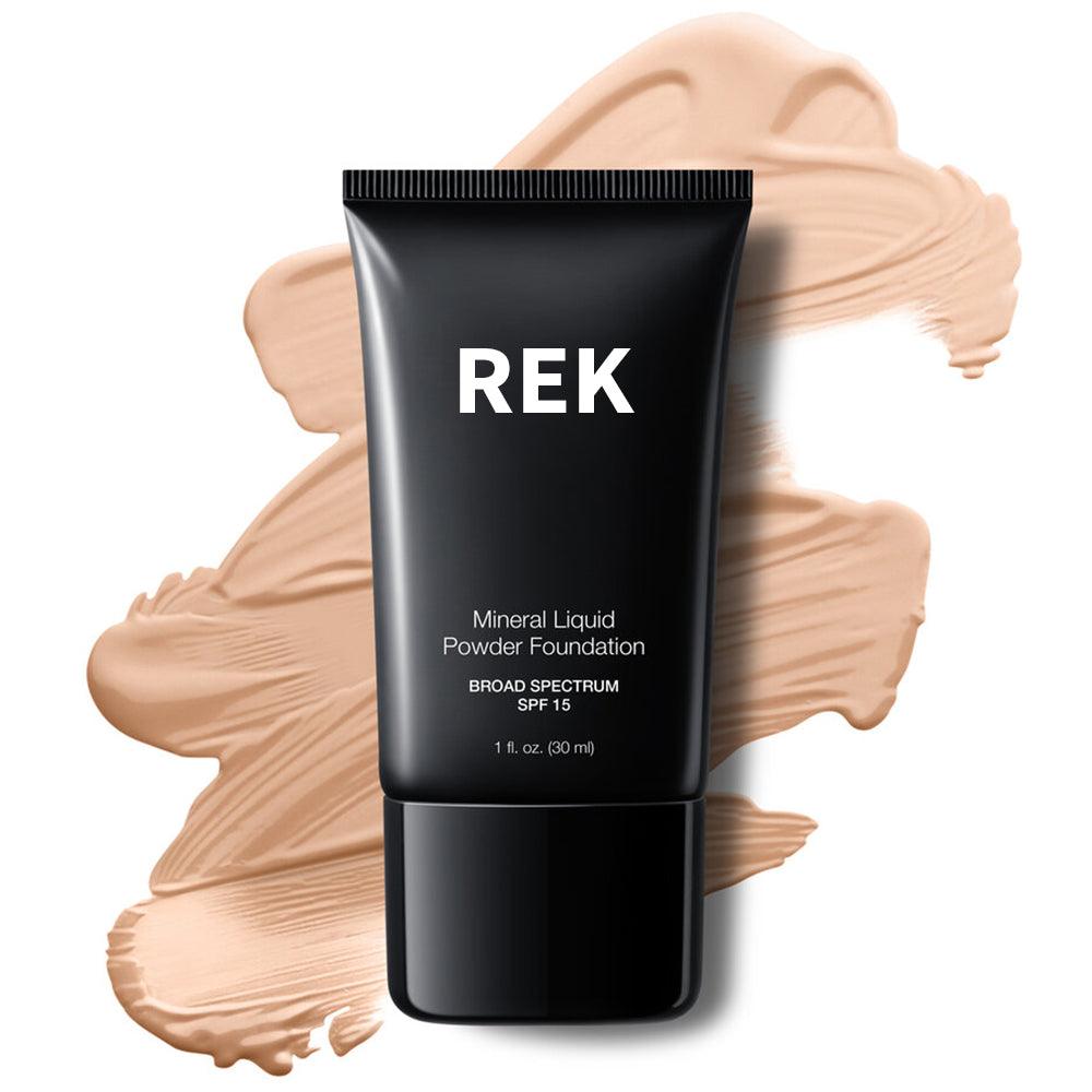 Mineral Liquid Powder Foundation With SPF 15 | REK Cosmetics — Multiple Shades