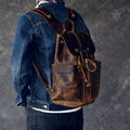 The Olaf Rucksack | Vintage Leather Travel Backpack