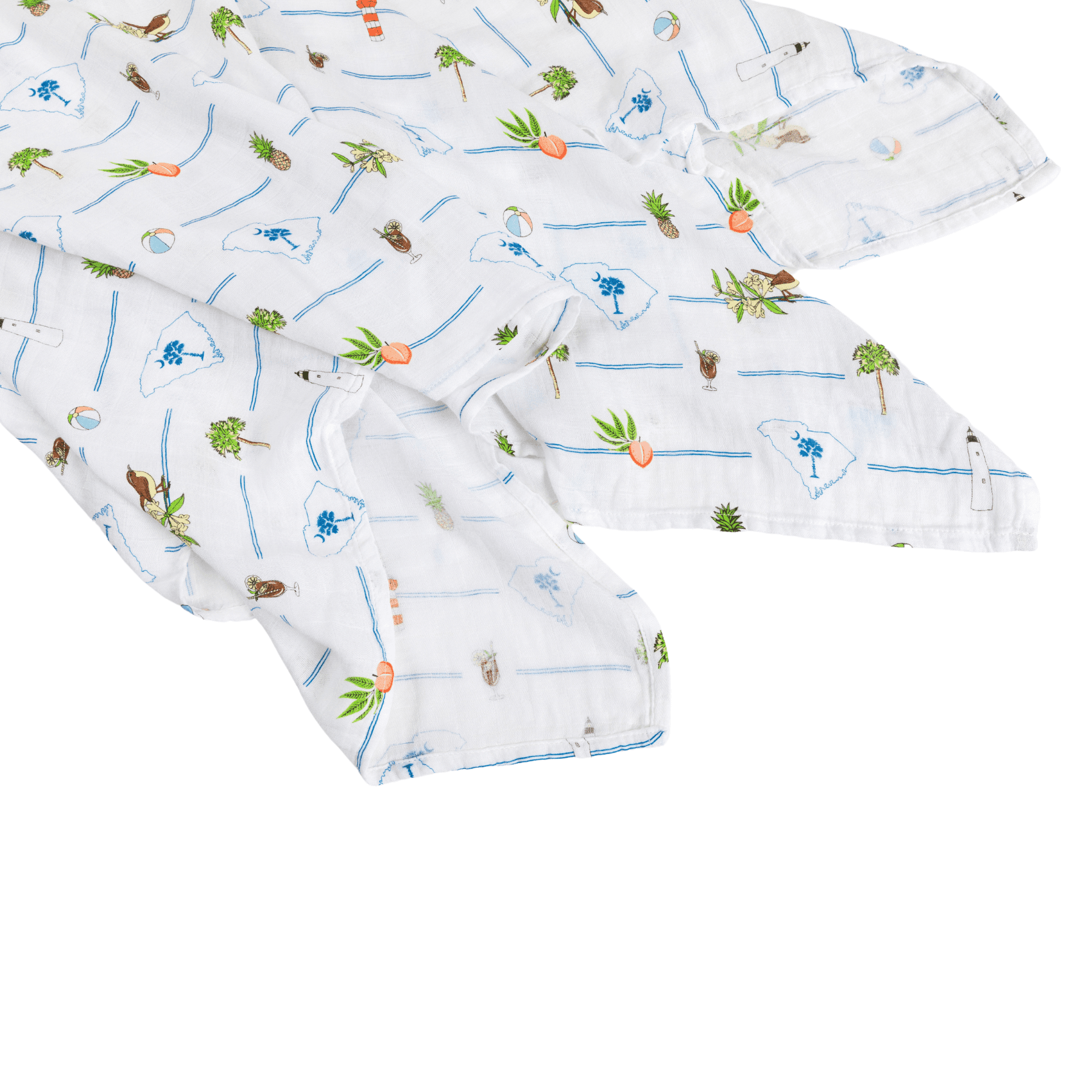 South Carolina Baby Muslin Swaddle Receiving Blanket