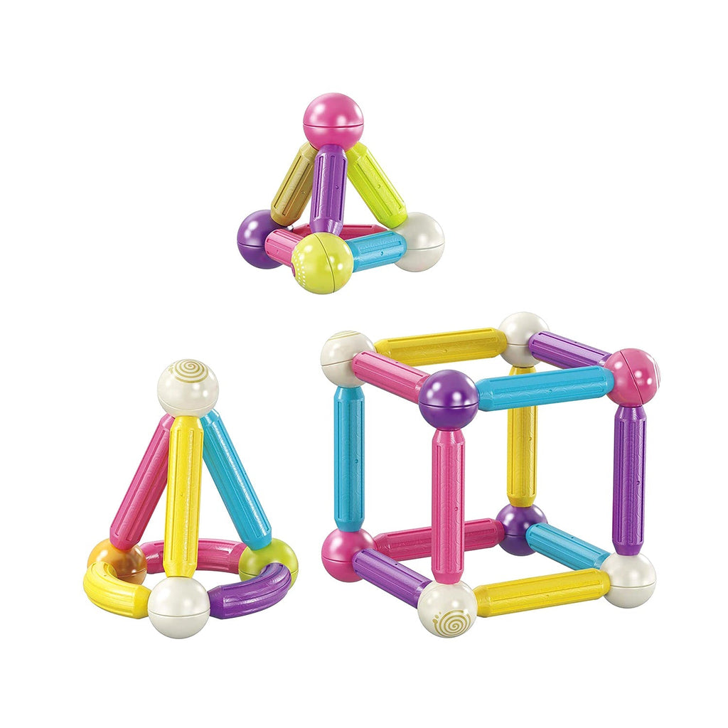 Contixo ST2 Magnetic Building Set 68-Piece STEM Toy for Creative Kids by Contixo