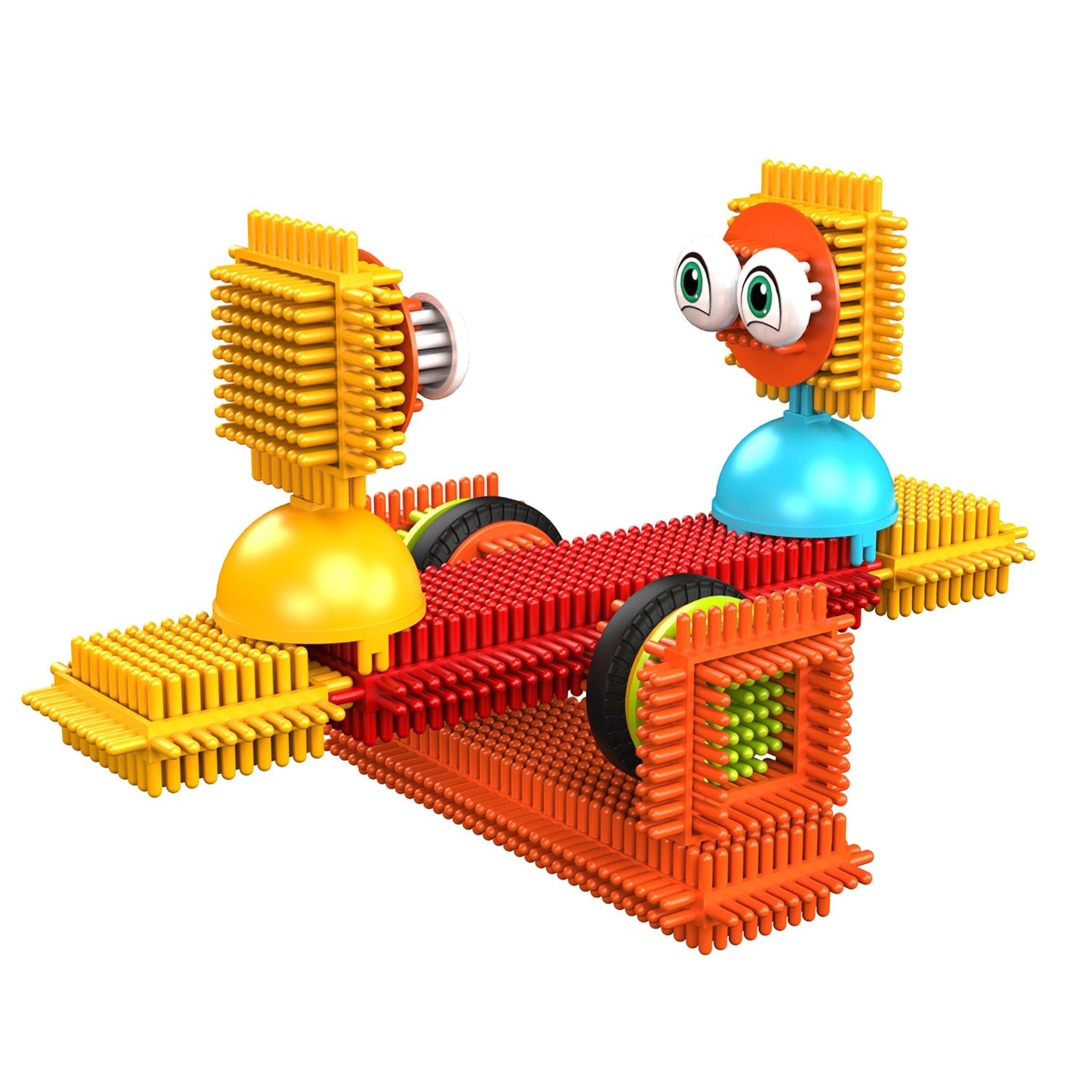 Contixo ST5 Bristle Shape STEM Blocks - 144 Pcs 3D Building Tiles Set by Contixo