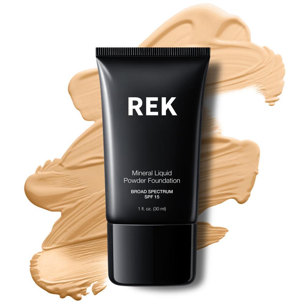 Mineral Liquid Powder Foundation With SPF 15 | REK Cosmetics — Multiple Shades