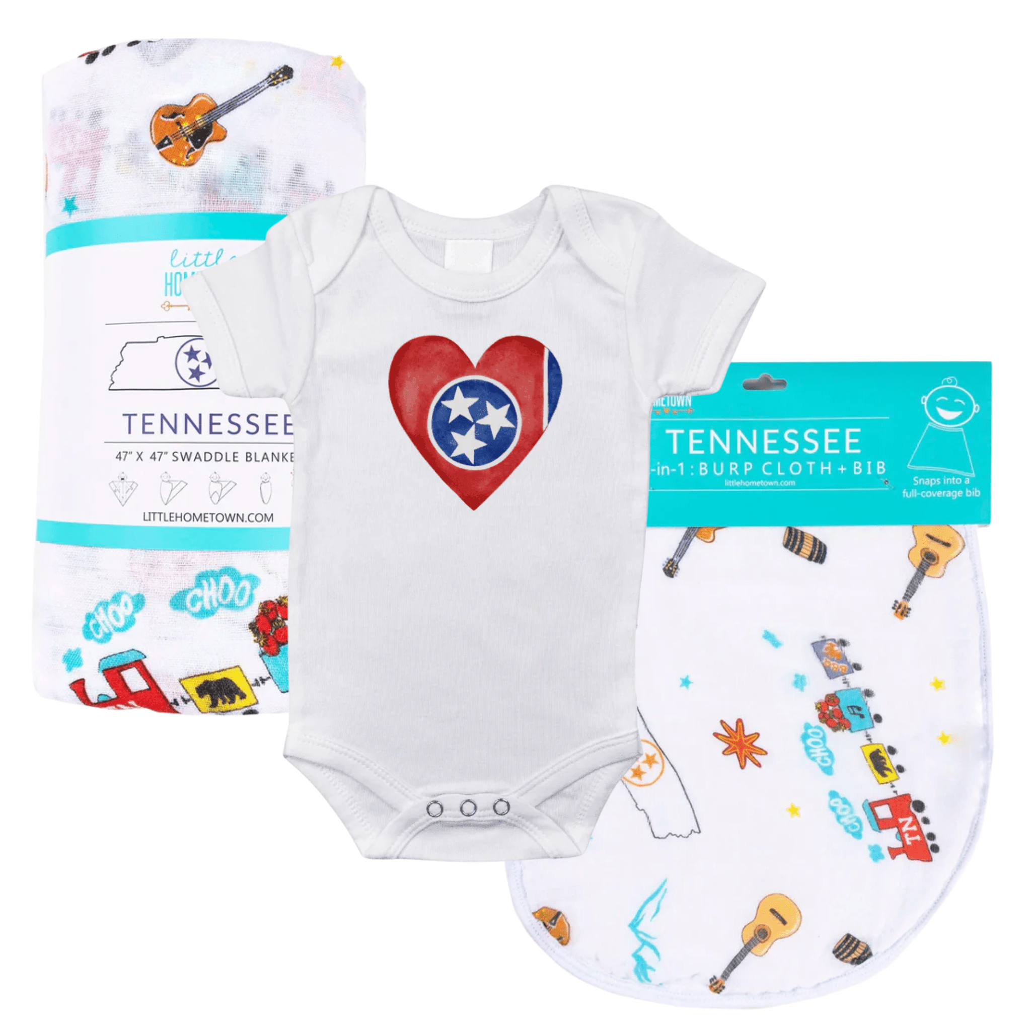Tennessee Heart Baby Gift Bundle